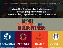 Tablet Screenshot of movetheelephant.org